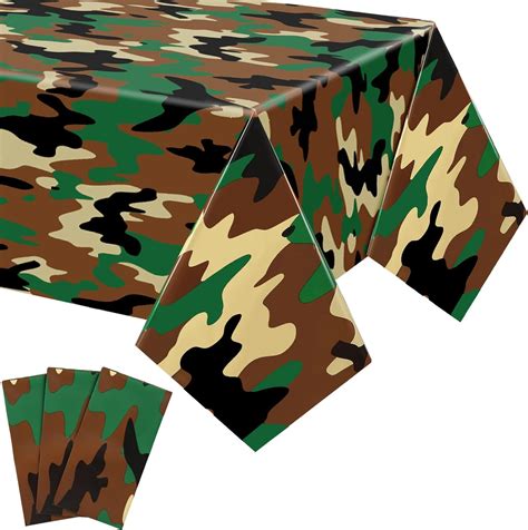 camouflage table cloth|54 x 108 camouflage tablecloth.